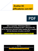 Aula 12 - Exercicios - BJT - Outros Métodos de Polarização