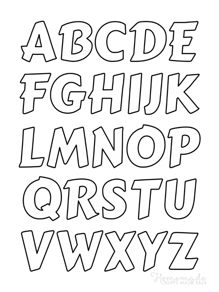 Bubble letters marker uppercase alphabet small pdf
