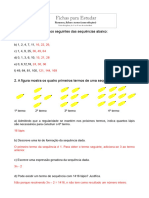 Sequencias e Regularidades Solucoes