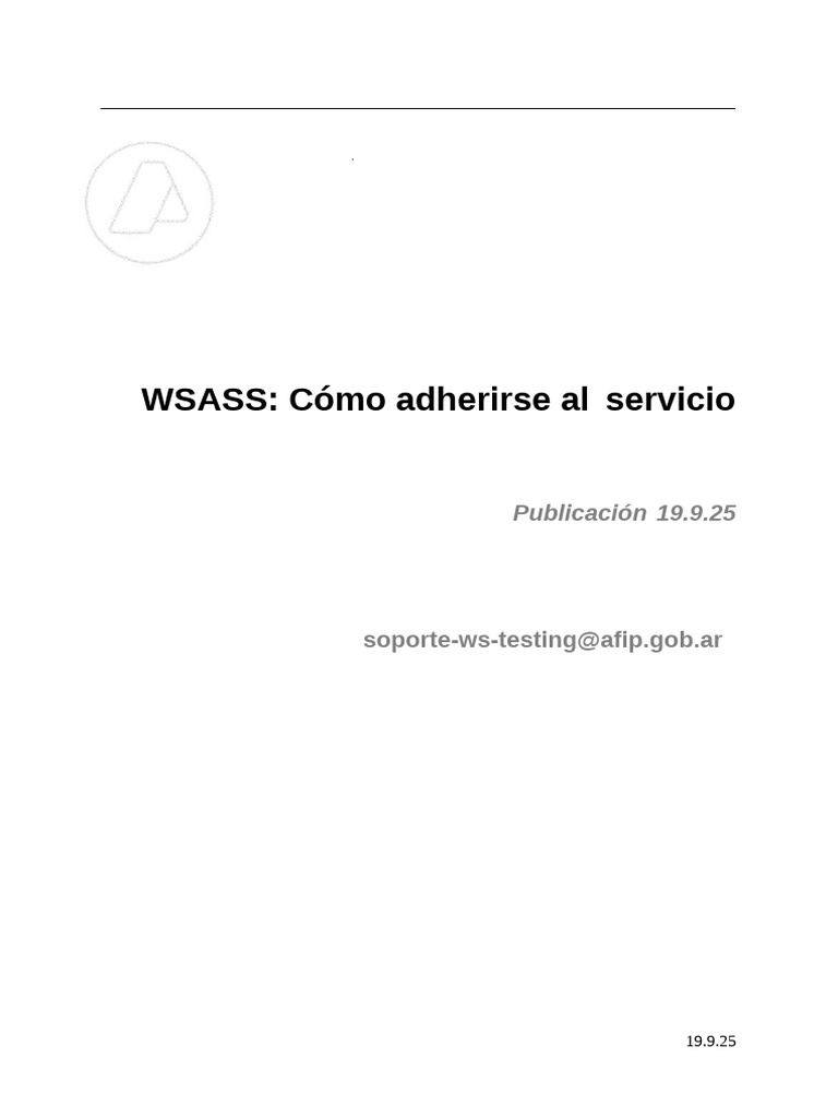 WSASS Como Adherirse | PDF | Aplicación web | Red mundial