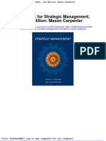 Download Full Test Bank For Strategic Management 2Nd Edition Mason Carpenter pdf docx full chapter chapter