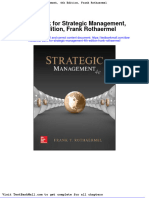 Download Full Test Bank For Strategic Management 4Th Edition Frank Rothaermel pdf docx full chapter chapter