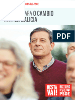 Programa Electoral Del PSOE para Las Elecciones de Galicia 2024