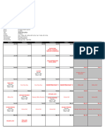 Ramadhan - Production Schedule