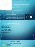 Functions of Vata 1