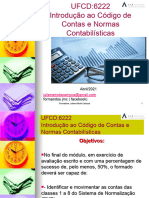 Ufcd 6222 Introduao Ao Codigo de Contas e Normas Contabilisticas Parte I