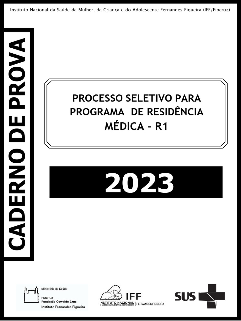 prova residencia medica sms rj 2023