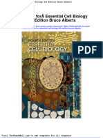 Full Test Bank For Essential Cell Biology 4Th Edition Bruce Alberts PDF Docx Full Chapter Chapter