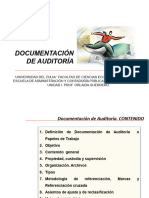 Unidad I. Documentación de Auditoría