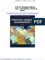 Full Test Bank For Strategic Market Management 11Th Edition David A Aaker PDF Docx Full Chapter Chapter