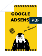 Why Did Google AdSense Reject Your Blog or Website