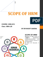 CO1 Session 4 (Scope of HRM)