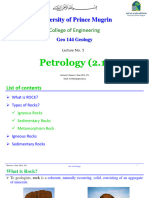 Lecture No. 5 Petrology (2.1)