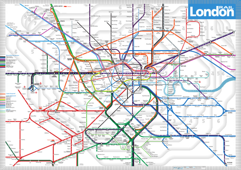 London Rail Network Overview | PDF | Transport | Transport Companies