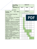 Diagrama de Gantt Eddy