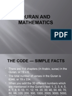 Quran and Mathematics