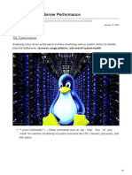 Analyzing Linux Server Performance
