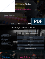 A Instituição Radiofônica Britânica: Elementos para Debater Cenários Alternativos