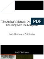 The Archers Manual-The Art of Shooting With The Longbow 1830