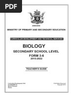 Biology Forms 3-6