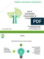 OU - Unit 4 Sustainable Consumption and Production
