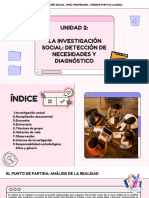 Unidad 2 La Investigación Social Detección de Necesidades y Diagnóstico