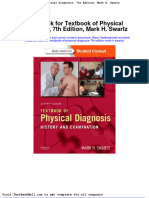 Full Test Bank For Textbook of Physical Diagnosis 7Th Edition Mark H Swartz PDF Docx Full Chapter Chapter