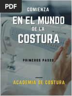 Ebook Comienza en El Mundo de La Costura