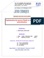 Optimisation Des Pertes D'huile Au Niveau de La Neutralisation - AZOGAGH Mouna