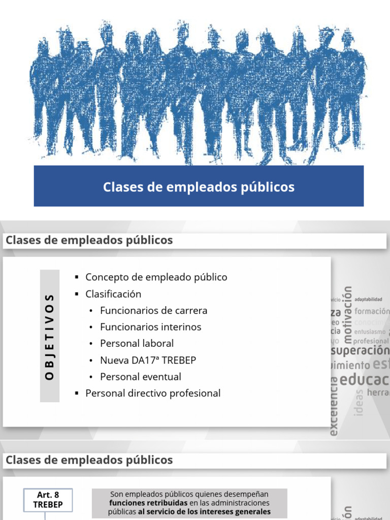 Clases de Empleados Publicos | PDF | Gobierno