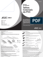 Manual de Instalacao Telhas Coloniais