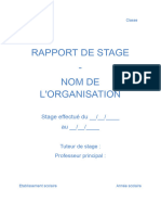 Exemple - Rapport de Stage 2024