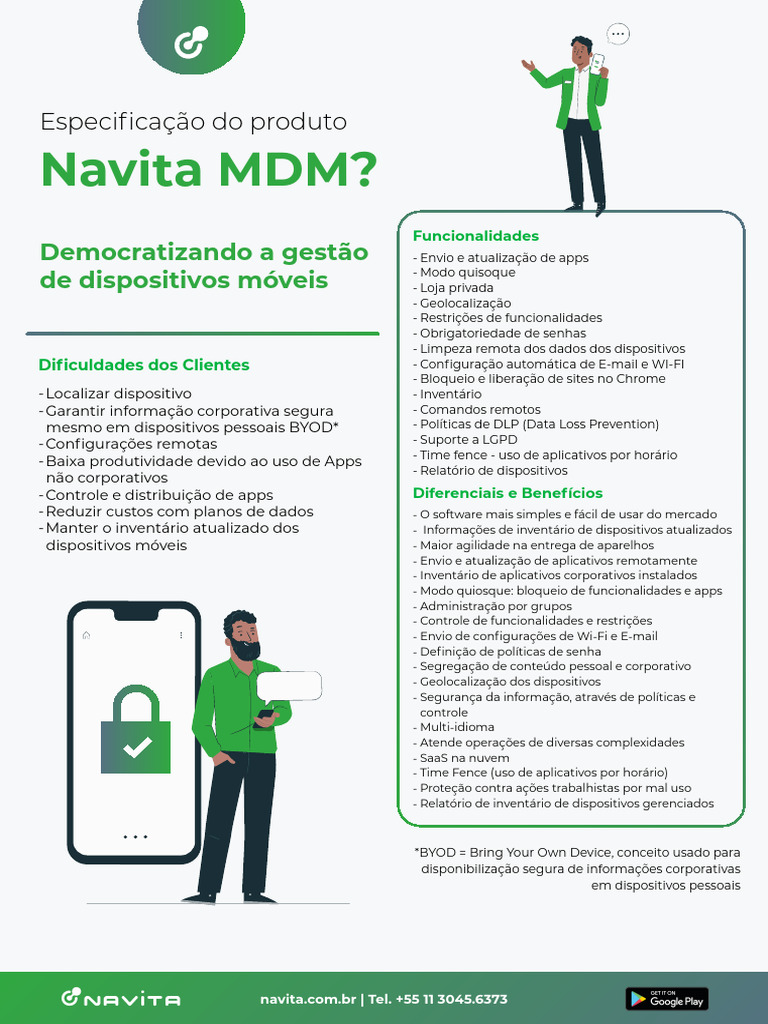 Gestão Eficiente com Navita MDM | PDF | Aplicativo para celular ...