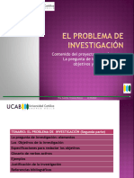 La Pregunta de Investigacion, Los Objetivos y La Justificación