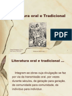 Literatura Oral e Tradicional - Link em Blog 7ano