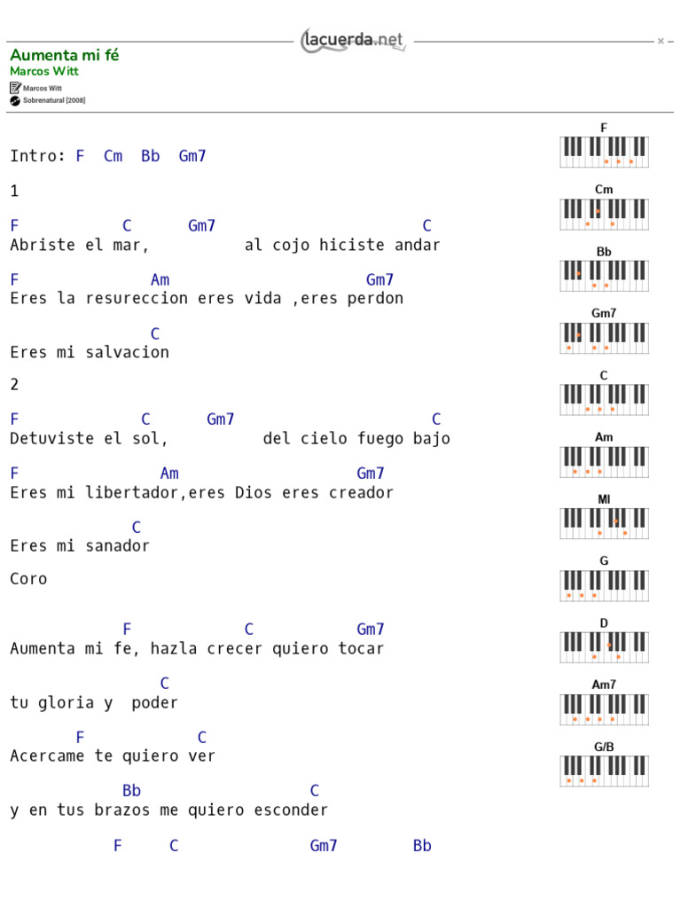 Canción de Fe y Esperanza | PDF