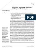 2023 Freestanding Carbon Nanofibers Derived From Biopolymer (Kraft Lignin) As Ultra-Microporous Electrodes For Supercapacitors