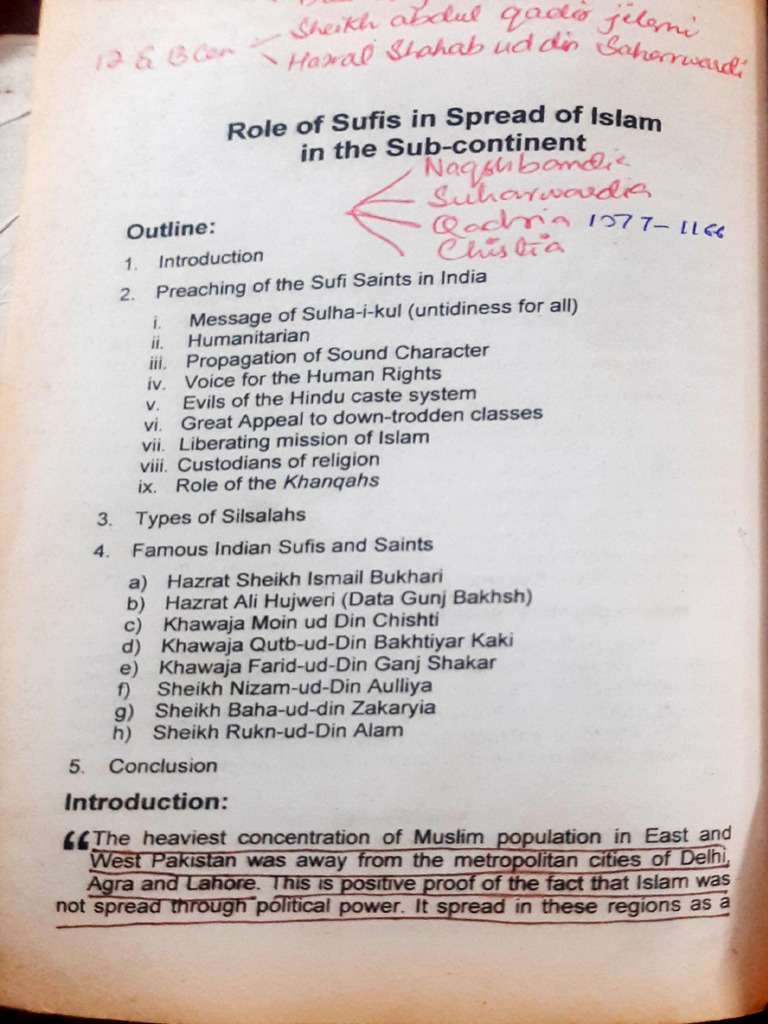 Role of Sufism | PDF