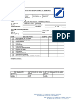 Registro Recepción Moldajes Muros