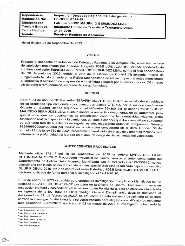 Fallo Segunda Instancia | PDF