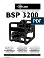 Generador Electrico BSP 3200 Owners Manual