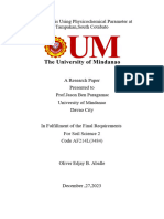 Analysis of The Physicochemical Parameter On Soil1