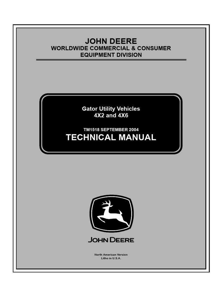 430 John Deere Gator Utility Vehicles 4x2 and 4x6 | PDF | Screw ...