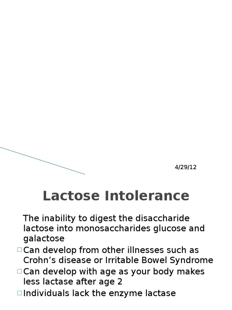 Understanding Lactose Intolerance | PDF