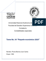 Tarea No. 04 "Paquete Económico 2024"