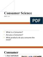 Consumer Science