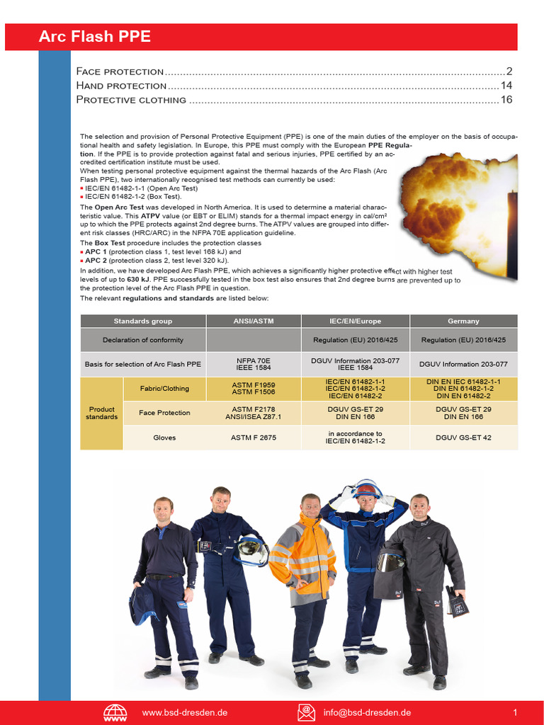 Catalog EN Arc Flash PPE 2023 | PDF | Personal Protective Equipment ...