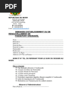 Demande de Carte Consulaire Guinée | PDF | Mission diplomatique | Passeport