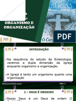 Slides Da Lição 6 - Igreja - Organismo e Organização - Pr. Caramuru Afonso Francisco