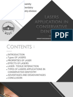 Laser Application in Constractive Dentistry